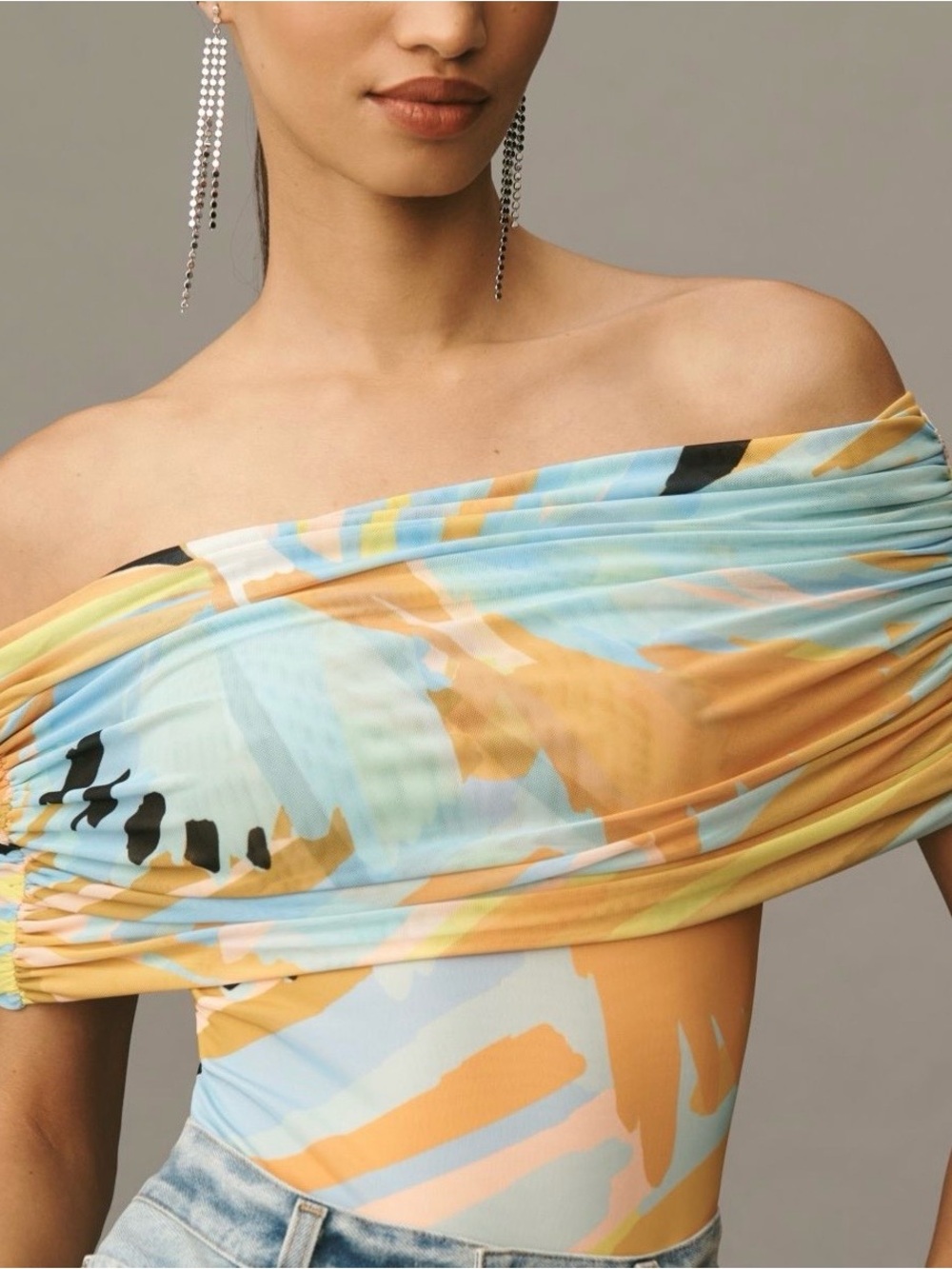 AFRM Divya Strapless Bodysuit